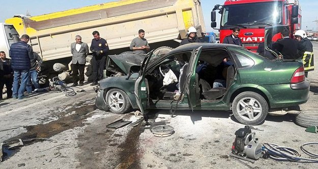 Bursa dönüşü taraftarlar kaza yaptı