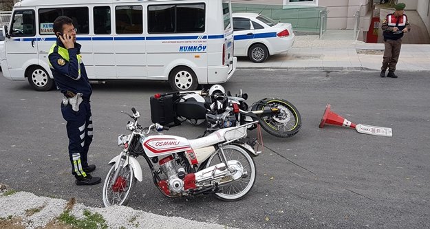 Çarptıkları polisi yaralı halde bırakıp kaçtılar