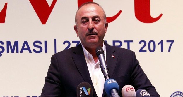 Çavuşoğlu'nun referandum tahmini: %63...