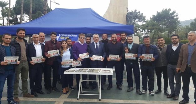 İbrahim Aydın referandum durağında