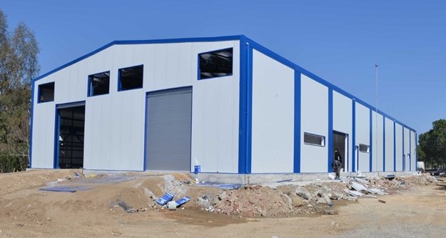 Malzeme deposu tamamlandı