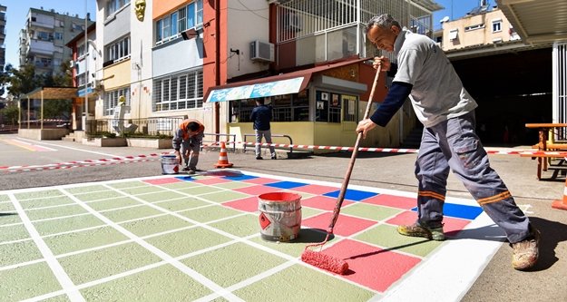 Okullara bakım yapıldı