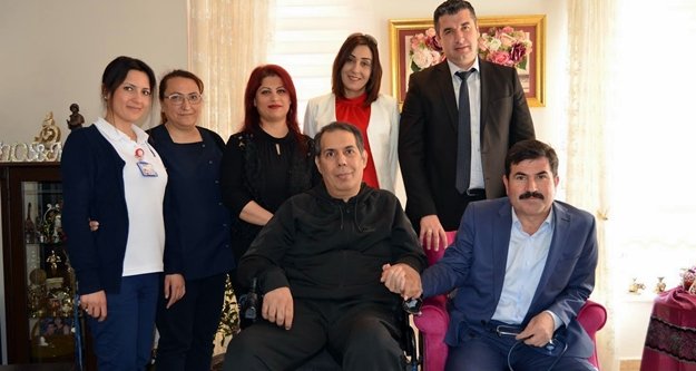 Terör gazisi Caner'e evinde hizmet