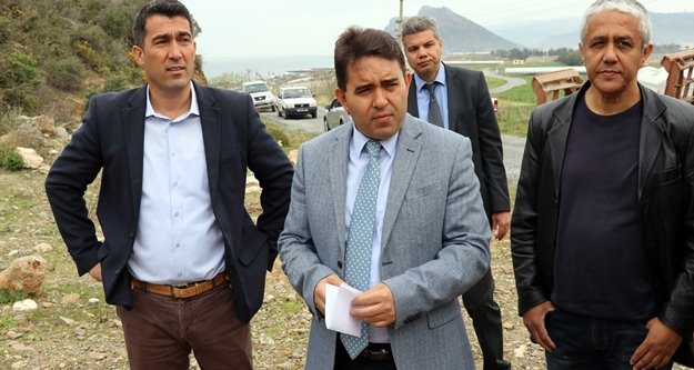 Yeni mesire alanı için ilk kazma vuruldu