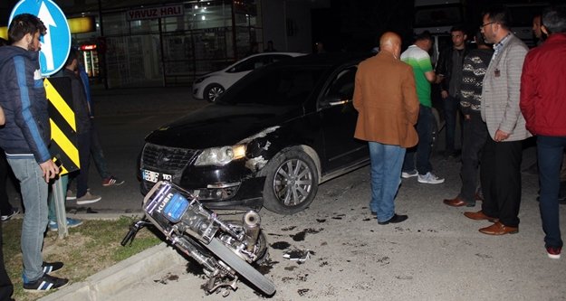 Yine motosiklet kazası: 2 yaralı var