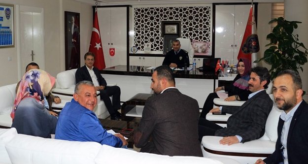 Alanya AK Parti Emniyet ziyaretinde