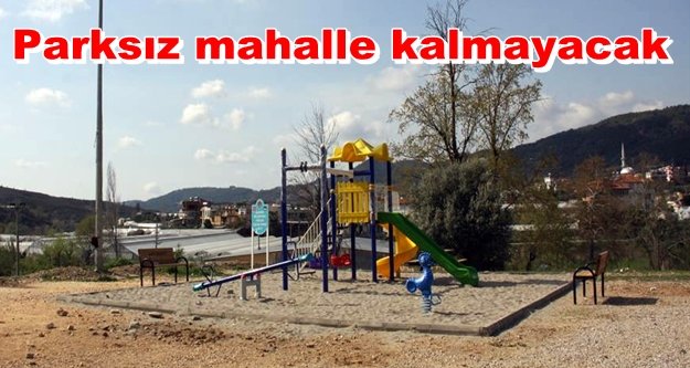 Alanya'da 3 yeni park hizmete açıldı