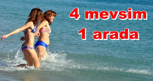 Alanya'da Nisan ayında deniz keyfi