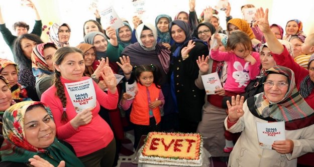 "Alanya'nın 6 mahallesinden evete destek"