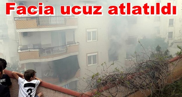 Alanya'da yangın: Ev küle döndü