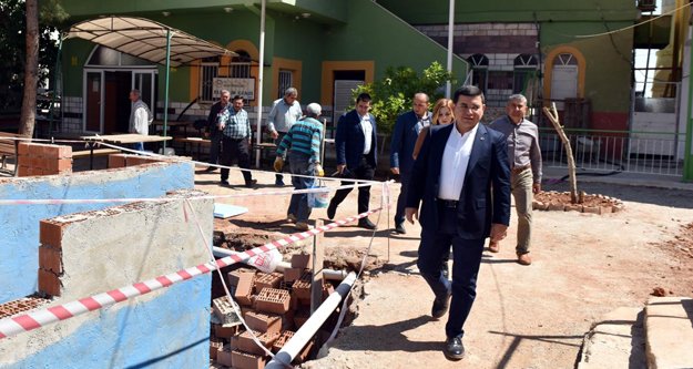 Başkan Tütüncü camilerdeki çalışmaları denetledi