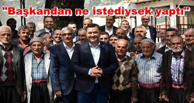 Başkan Yücel vatandaşın derdini dinledi