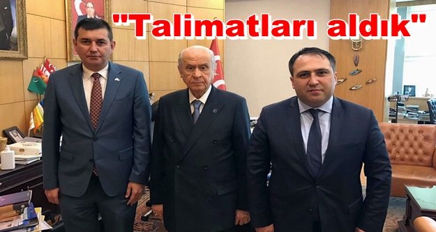 MHP'li Türkdoğan Bahçeli ile buluştu