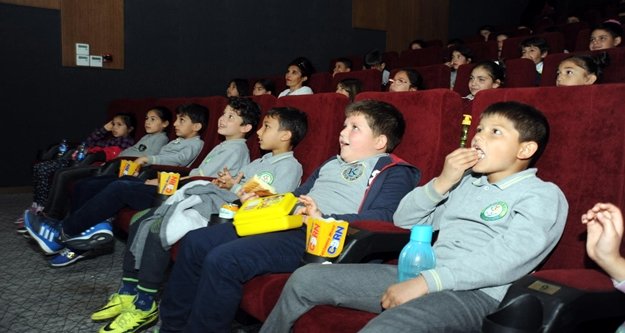 Miniklerin sinema keyfi