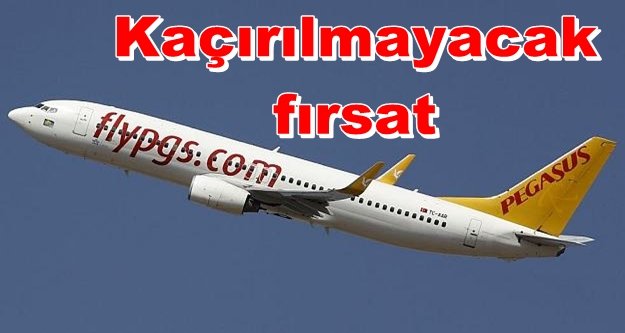 Pegasus'dan Alanya-GZP uçuşlarına büyük indirim