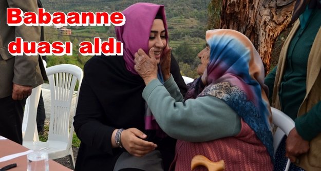 Sena Nur Çelik kendi köyünden oy istedi