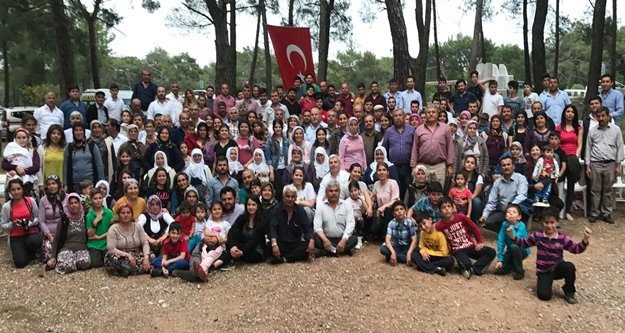 800 kişilik aile piknikte buluştu