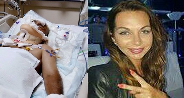 Alkollü Rus kadının çarptığı bahçıvan yoğun bakımda