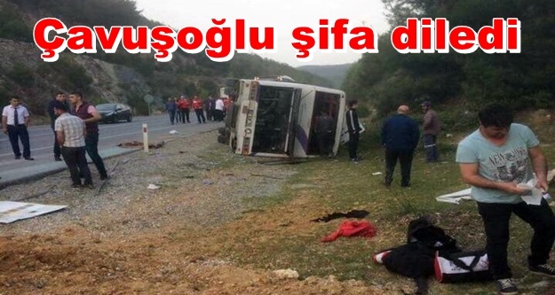 Antalyaspor taraftar otobüsü devrildi: Yaralılar var