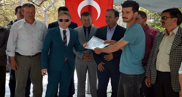 Biçerdöver sertifikaları törenle dağıtıldı