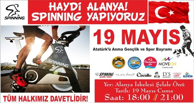 Haydi Alanya! Spinning yapıyoruz