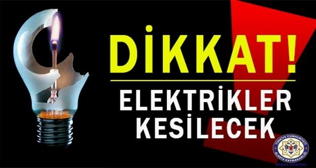 İşte Alanya'da kesinti yaşanacak bölgeler