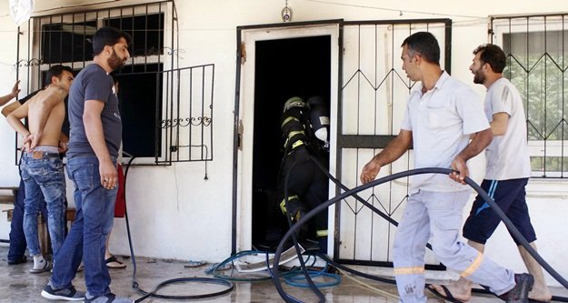 Müstakil evde çıkan yangın korkuttu