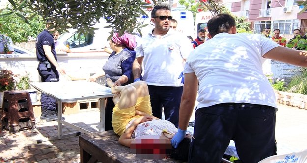 Sözlüsü olan kadın polisi kazara vurdu