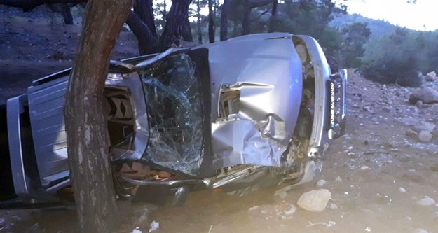 Yayla yolunda kaza: 1 ölü, 1 yaralı var