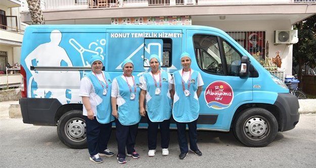 Alanya Belediyesi'nden ev temizliği hizmeti