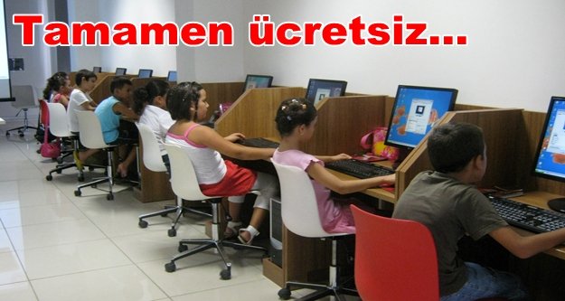 Alanya'da bilgisayar bilmeyen çocuk kalmasın