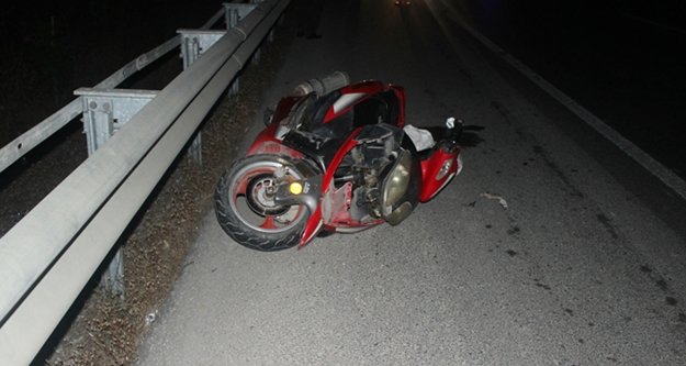Alanya'da motosiklet kazası: 1 yaralı var