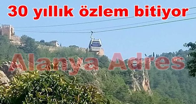 Alanya'da teleferikle uçuşlar başladı