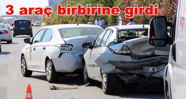 Alanya'da zincirleme trafik kazası