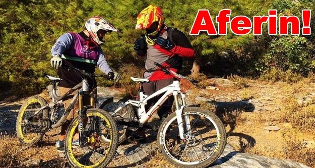 Alanya'nın bisikletli tanıtım elçisi