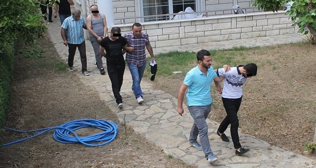 Apart otele uyuşturucu operasyonu