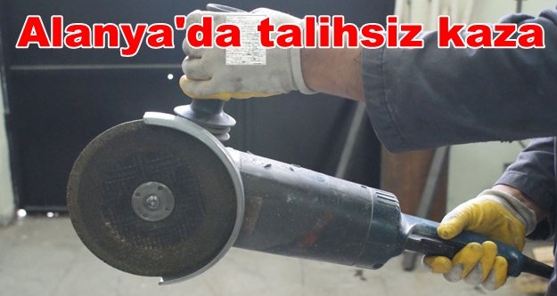 Bacağını spiral makinesine kaptırdı