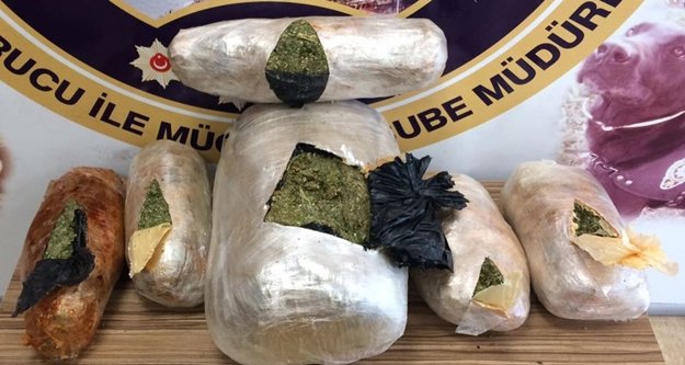 Dev operasyonda tam 61 kilo esrar yakalandı