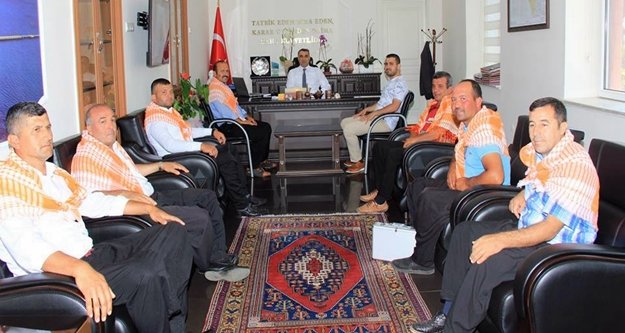 Deveciler sorunlarını kaymakama anlattılar