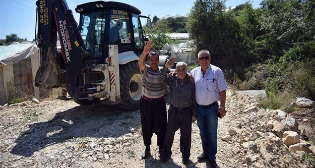 Dutluk yoluna belediye ayarı