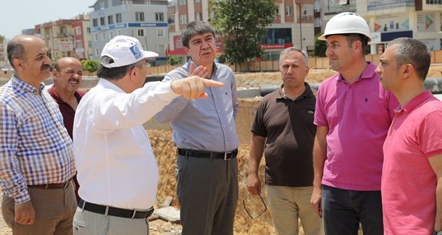 Katlı Kavşak çalışmaları hızla ilerliyor