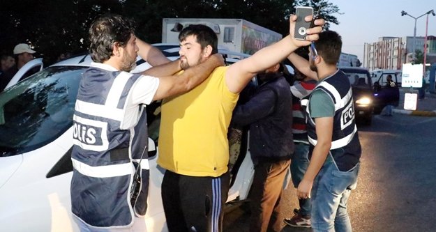 Sebze meyve haline polis baskını