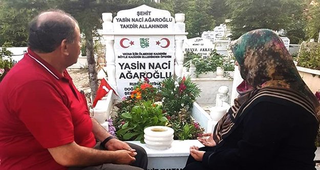 Şehidimizin anne ve babasının bayram hüznü