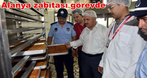 Tatlıcılara bayram denetimi