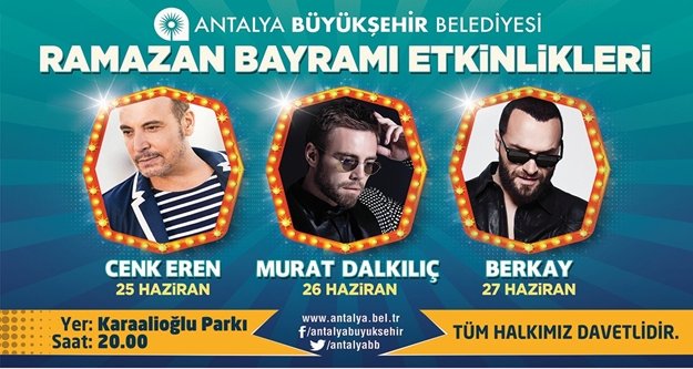 Ünlü sanatçılarla bayram coşkusu