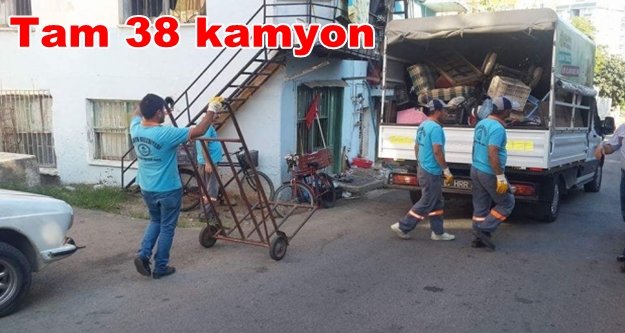 Alanya Belediyesi'nden hurda operasyonu