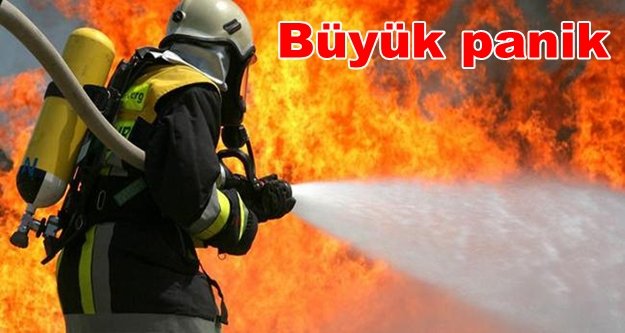 Alanya'da korkutan köfteci yangını