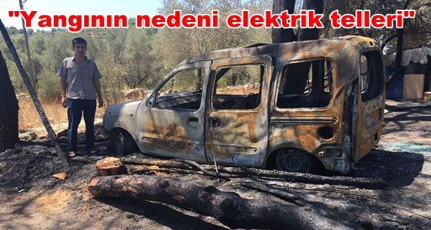 Alanya'da yangın paniği: Araç küle döndü