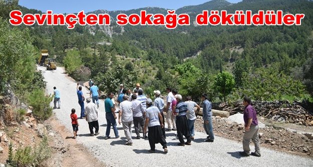 Alanya'nın en uzak mahallesi asfaltla tanıştı