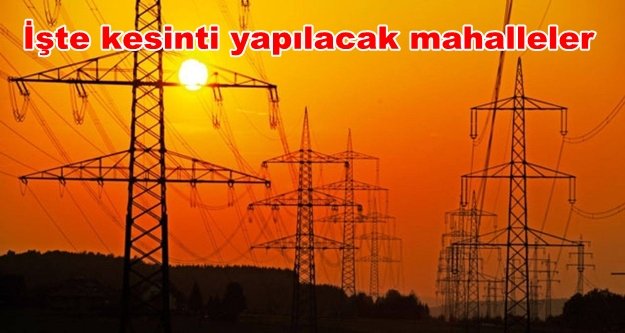 Alanya'ya elektrik kesintisi uyarısı!